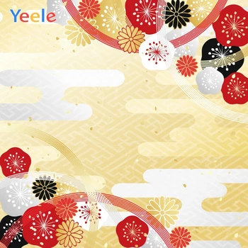 

Yeele Festival Party Photocall Cherry Flower Garland Photography Backdrops Personalized Photographic Background For Photo Studio