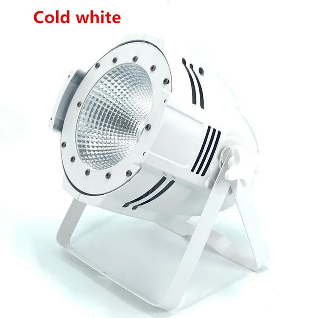 Светодиодный par 200 Вт COB RGBWA UV 5в1/RGBW 4в1/RGB 3в1/теплый белый холодный белый UV светодиодный Par Par64 Светодиодный точечный светильник dj светильник - Цвет: Cold white