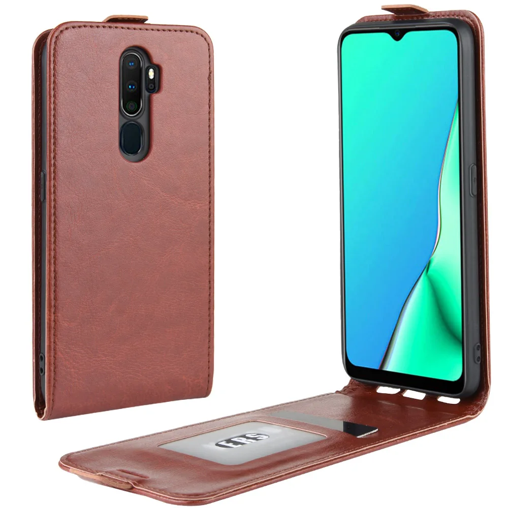 Для OPPO A9 роскошный из искусственной кожи чехол для OPPO A9 флип защитный чехол для телефона задняя крышка