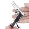 Hunting CS Mini Pistol Shape Keyring M92 Model Gun Weapon Keychain Car Bags Decorations with Detachable Magazine Movable Lever