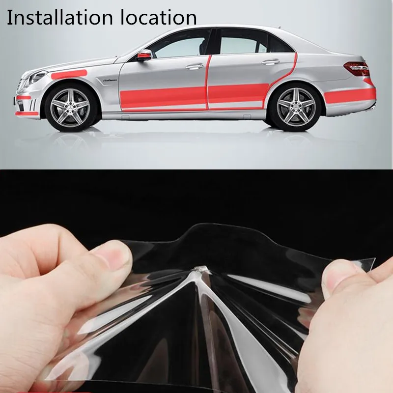 HOT Car Stickers Protector Door Sill Sticker for volvo xc70 vw polo sedan t5 skoda fabia 2 hyundai solaris 2017 audi a3 | Автомобили и