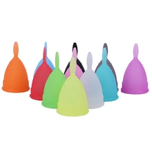 1Pcs Medical Grade Silicone Menstrual Cup Feminine Hygiene Reusable Health Period Cup Menstrual Lady Cup Women