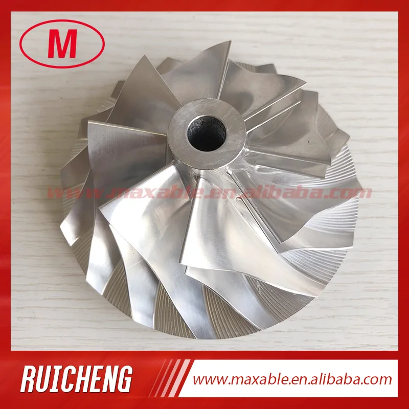 HX60 73.35/109.00mm 8+8 blades turbo milling/Aluminum 2618/billet compressor wheel