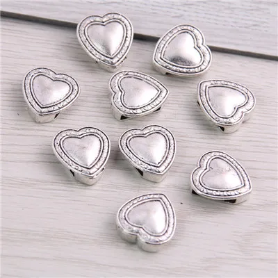 Antique Silver Сладкий колокол 20 шт два цвета смешанный стиль переходники для колесных дисков слайдер разделитель для украшения материал для изготовления ювелирных изделий для шнура 10 мм - Цвет: Antique Silver