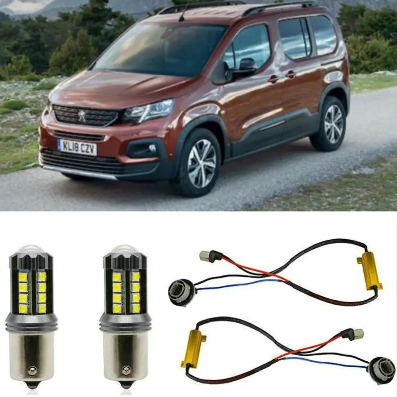 

2 шт., противотуманные фары на переднюю и заднюю фары для PEUGEOT