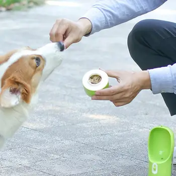 

Portable Dog Water Bottle Travel Cup Outdoor Food Feeder Bowl Pet Supplies 2019