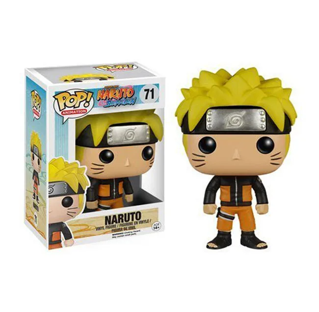 Аниме «Наруто» Funko Pop71# героя аниме «Наруто 72# как у героя мультфильма Саскэ 97# девять ламы 73