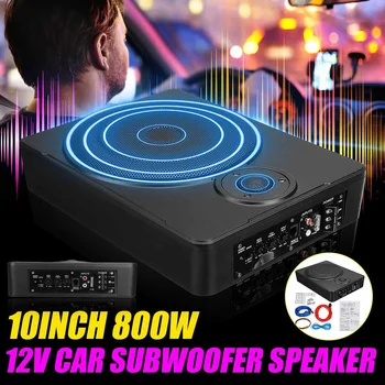 

10" 12V 800W Car Subwoofer Speaker Audio Amplifier Vehicle Subwoofer Bass Amplifier Enclosure Auto Sound Car Amplifier Tweeter