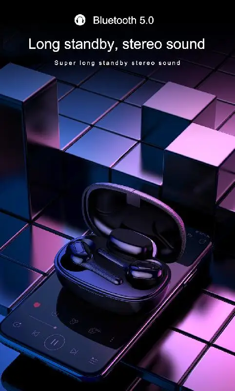 Erilles Bluetooth наушники беспроводные стерео звуковые спортивные переводчики