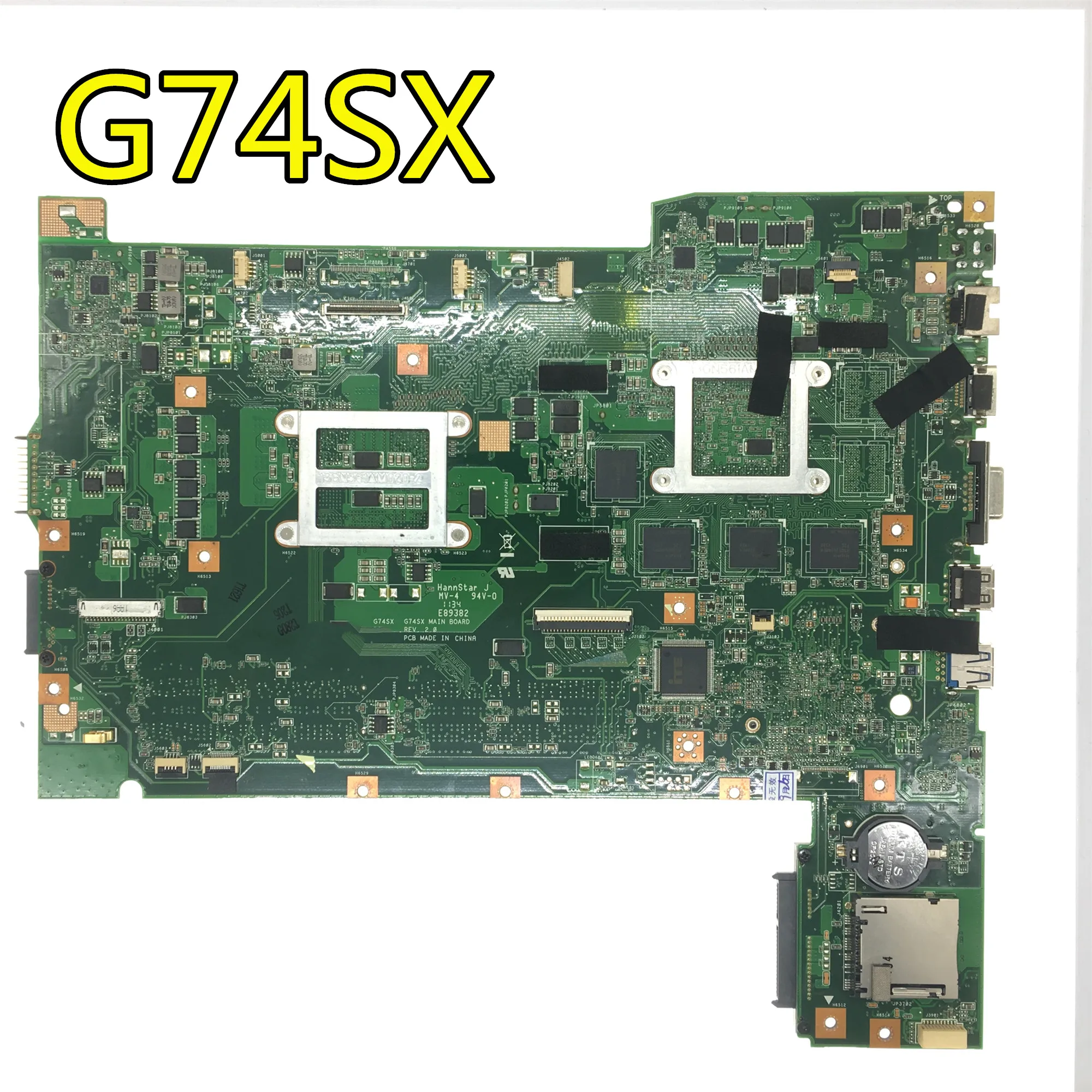 Материнская плата G74SX для ASUS G74SX G74S GTX560M 2 Гб Поддержка 2D разъема 4 слота памяти материнская плата для ноутбука