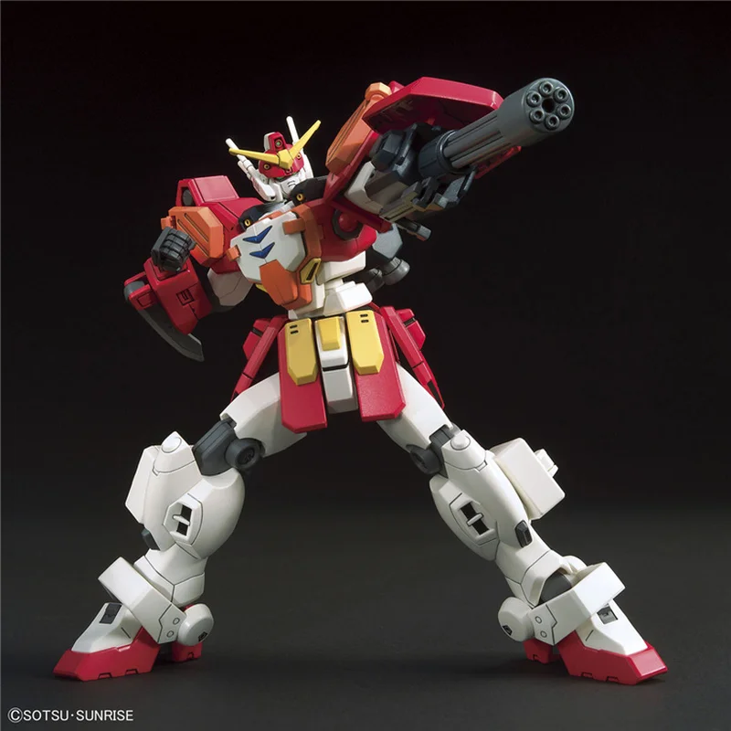 Bandai Gundam Kit HGAC XXXG-01H Gundam Heavyarms Anime Figure Genuine Gunpla Action Toy Figure Robot Model Toys for Children