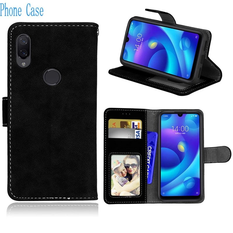 Чехол для Xiaomi Mi играть M1901F9T M1901F9E 5,84 дюймов из искусственной кожи чехол-Бумажник Защитный откидной Чехол с подставкой Чехлы для Xiaomi Mi играть M1901F9E