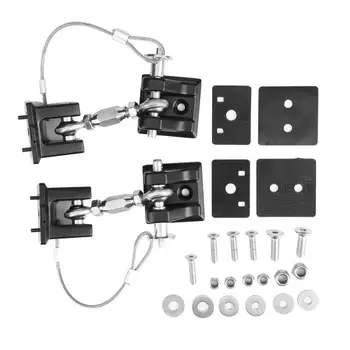 

2pcs Anti-Theft Hood Latch Locking Hood Catch Lock Kit for Jeep Wrangler JK 2007-2017 Hood Locking Latches