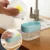 2 in 1Kitchen Hand Press Soap Lye Storage Box Soap Pump Dispenser Press Soap Box Detergent Filling Инжектор Губка Автоматическая