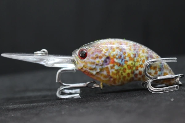 wLure 11g 8.5cm Deep Water Real Skin Painting Tight Floating Crankbait Cutting Blade Treble Hooks Fishing Lures HC733 - Цвет: HC733X434