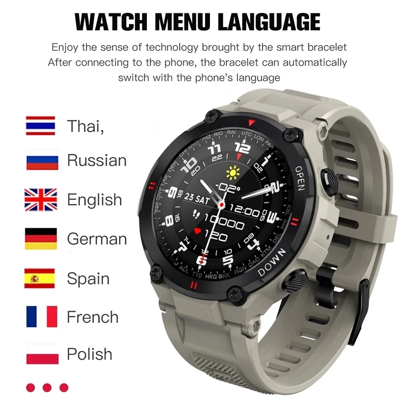 LIGE 2021 New Smart watch Men sports Fitness bluetooth Call multi-function music Control alarm Clock reminder Men smart watch