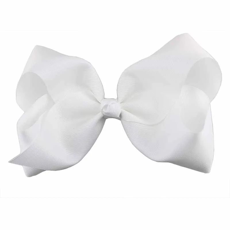 3 3/4/6/" Jojo волосы платье с бантиками, большие вечерние зажим для волос ручной работы женские однотонную ленточку заколка с бантом Длинные заплетённые волосы аксессуары для девочек - Цвет: 3