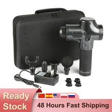 

Portable Percussion Massage Gun For Athletes Quiet Trigger Point Massager For All Body Part Travel Case Included Touch Screen
