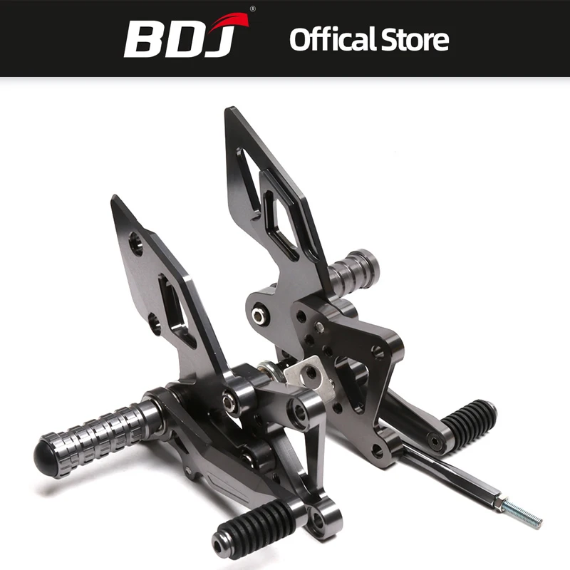 BDJ для Yamaha YZF R25 R3 MT25 MT03 регулируемая подножка мотоцикла Rearset подножки задние наборы педалей