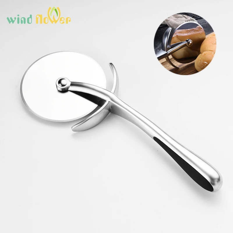 Нож для пиццы Wind Flower круглая нож из нержавеющей стали ручка цинкового сплава