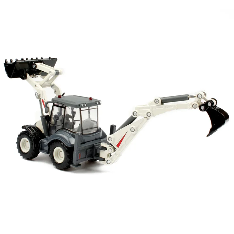 Alloy Diecast Excavator 1:50 4 Wheel Shovel Loader Two-Way Forklift Bulldozer Back Hoe Loader Truck Model For Kids Gift Toys 3 Alloy Diecast Excavator 1:50 4 Wheel Shovel Loader Two-Way Forklift Bulldozer Back Hoe Loader Truck Model For Kids Gift Toys 3