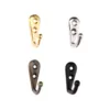 5sets Hooks Wall Mounted Hanger w/screws Black/Gold/Silver/Antique bronze Coat/Key/Bag/Towel/Hat Holder Decor Bathroom Kitchen 3