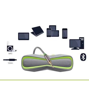 

BT Speaker IPX7 Waterproof Column Sound box Blutooth Audio Music Center Support FM TF Card AUX USB колонка Wireless Speakers