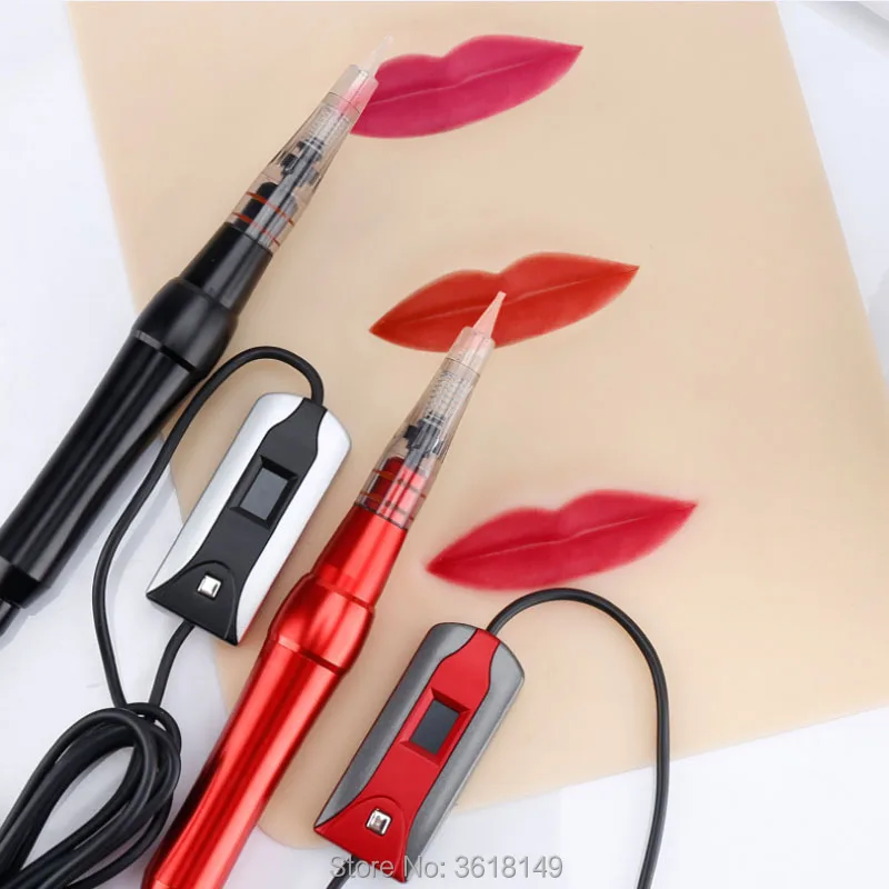 

Linen-free Tattoo Machine for Eyebrow Lips Semi-permanent Pen Machine for Microblading Cartridge Needles