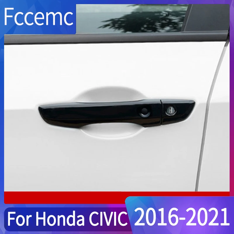8 шт. декоративные наклейки на дверную ручку Honda Civic 10 | Автомобили и мотоциклы