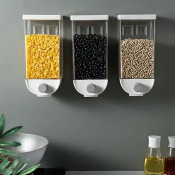 

Food Container Automatic Collecting Tank Plastic Food Storage Box Storage Canister Grain Storage Tanks 1000/1500ML