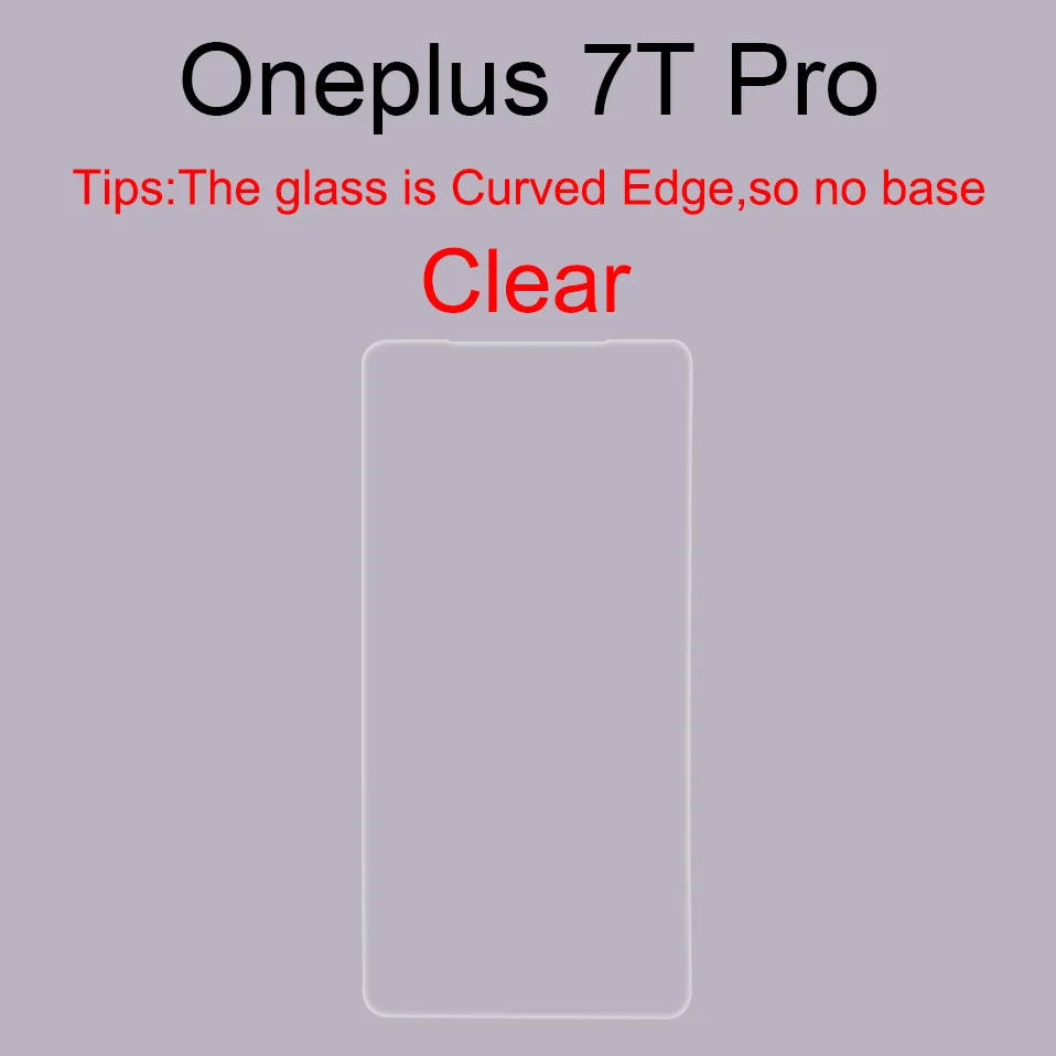 6D стекло для Oneplus 7t 7 Pro 6t 6 5t 5 Защита экрана One Plus 7 7pro Oneplus7 5D закаленное стекло для Oneplus 7t 7 Pro 6t 6 5t - Цвет: 7T Pro Transparent
