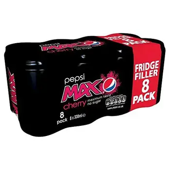 

Pepsi Max Ciliegia Cola (8X330ml) (Confezione da 2)