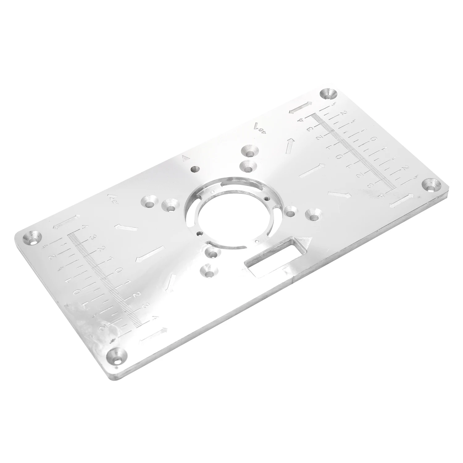 butcher block woodworking bench Aluminum Alloy Router Table Insert Plate Trimmer Engraving Machine Tool Woodworking Benches For Bosch GKF550 Maki-ta RT0700C cnc wood router machine