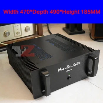 

KYYSLB 470*490*185mm AR998 Pure Class A Class Amplifier Chassis Box House DIY Enclosure with Cooling Hole Amplifier Case Shell