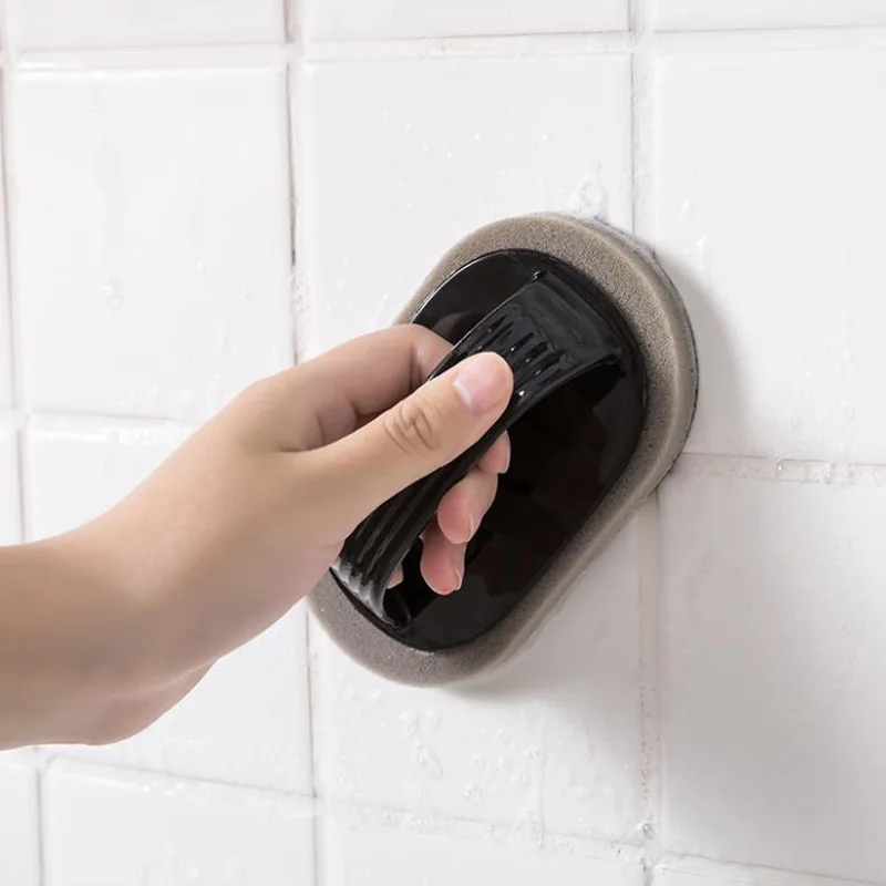 Губка для чистки дома ванной кухни гибкая щетка керамическая чаша сковорода