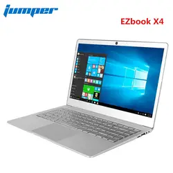 Jumper EZbook X4 ноутбук 14,0 дюймов Windows 10 Домашняя версия Intel Celeron J3455 четырехъядерный процессор 6 Гб ram 128 ГБ eMMC перемычка для ноутбука