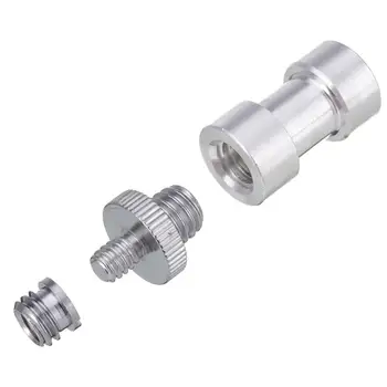 

1pc Male To Female Screw Adapter 1/4" 3/8" Mount Set Thread Screw Adapters Convert For Camera Tripod Light Stand