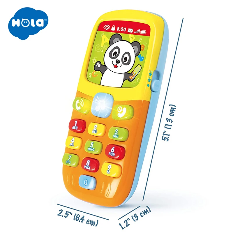 HOLA 956 детские игрушки мобильный телефон для новорожденных 0 12 месяцев вокальная