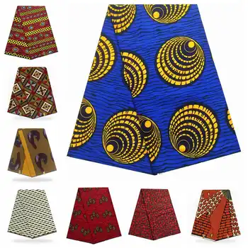 

Veritable Wax Tissus Guaranteed Real Tissus Wax 6yard/lot 2020 New High Quality African Fabric Print ASO EBI Original Tissus Wax