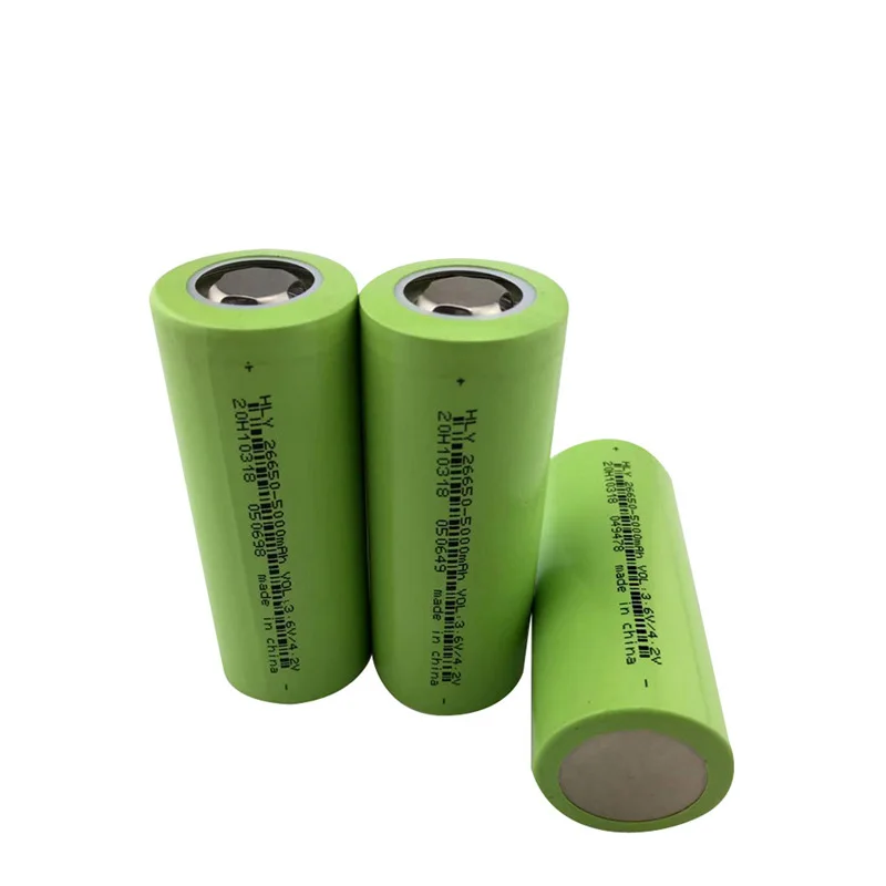 

2019 ICR 26650 5000mAh 3.6V Li-ion Rechargeable Battery
