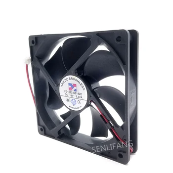 

Original FD1212-S3142E DC 12V 0.32A 2 Wires 12025 12cm 120*120*25mm Oil Bearing Chassis Cooling Fan