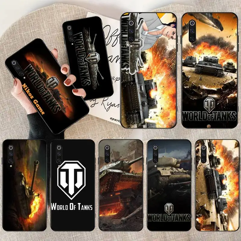 CUTEWANAN world of tanks TPU Soft Silicone Phone Case Cover for Xiaomi Mi9 9SE 8SE Pocophone F1 Mi8 Lite | Мобильные телефоны и