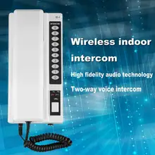 Système d'interphone sans fil 433Mhz, 1 pièce, walkie-talkie sécurisé, kits, extensible pour entrepôt, bureau, maison