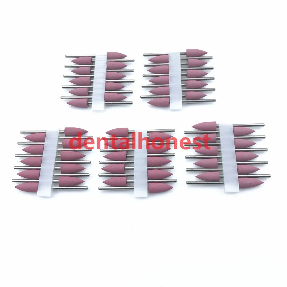 50pcs pink Стоматологические полировальные инструменты из силиконовой резины 2,35 мм для отбеливания зубов - Цвет: 50pcs pink