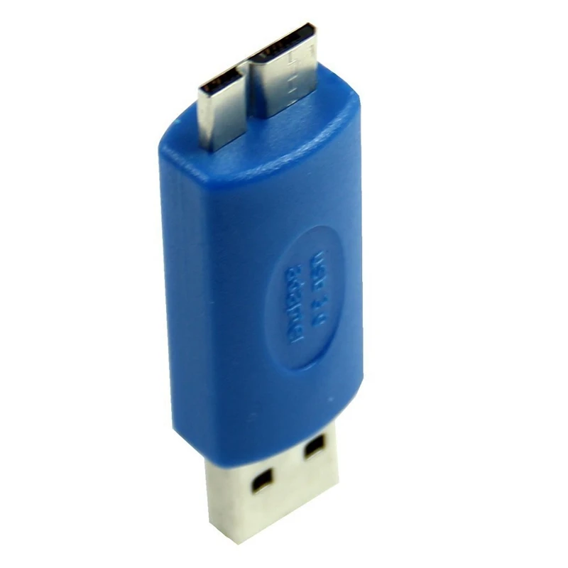 Высокоскоростной синий USB 3,0 type-A штекер мини B штекер Адаптер