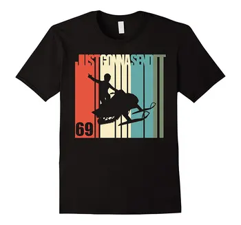 

Just Gonna Send It T Shirt Snow Mobile Snowcross Still Tee Men Black Short Sleeve Cotton Hip Hop T-Shirt Print Tee Shirts Summer
