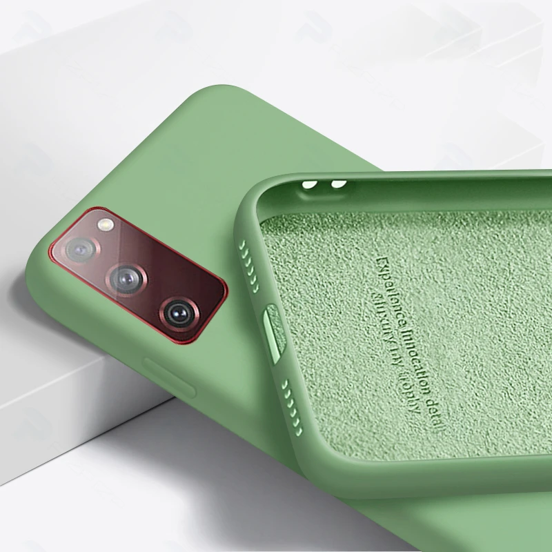 HINWEIS 20 ULTRA HINWEIS 10 LITE 8 9 S10 + S20 + S20 FE Weiche Abdeckung Flüssigsilikonhülle für Samsung Galaxy S21 S21 + S10 S10E S8_voghion.com