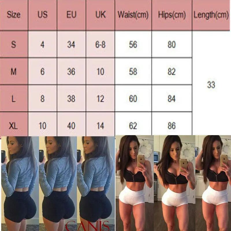 Sexy Women's Sports Shorts Athletic Gym Workout Fitness Yoga Leggings Briefs