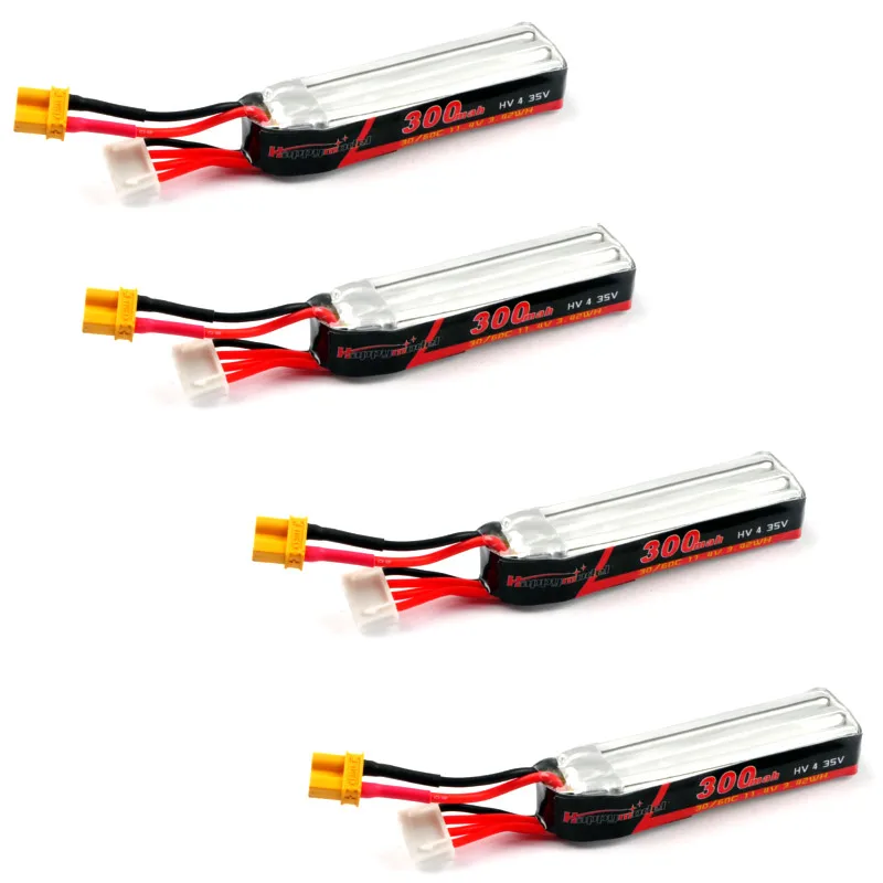 Happymodel 300mAh 11 4 V 30C/60C 3S XT30 Plug Lipo Battery для Mobula7 HD Sailfly-X URUAV UR85 / UR85HD FPV RC Drone | Игрушки и