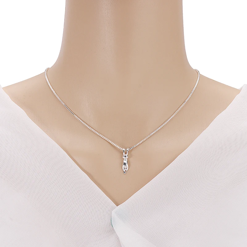 Женское колье с подвеской в виде кошки романтичное Длинное чокер Прыгающего кота